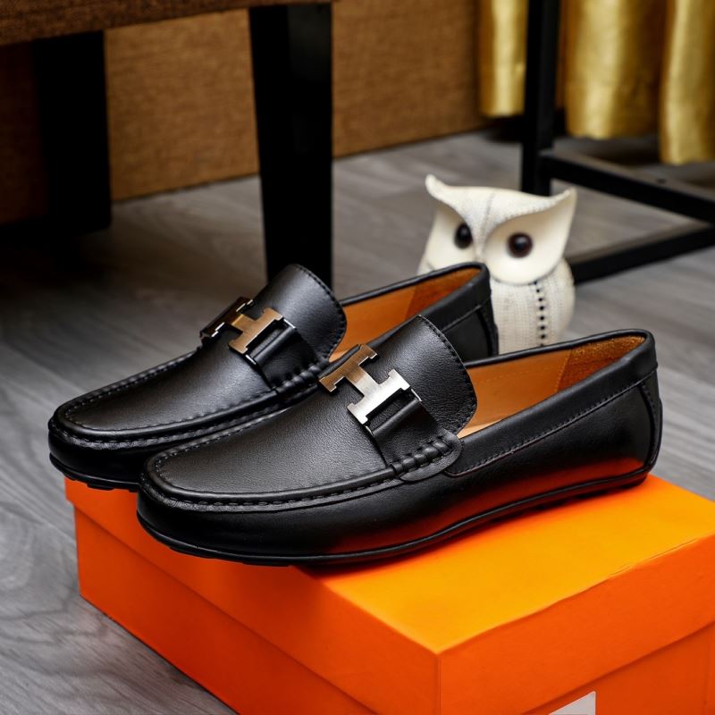 H**mes leather shoes